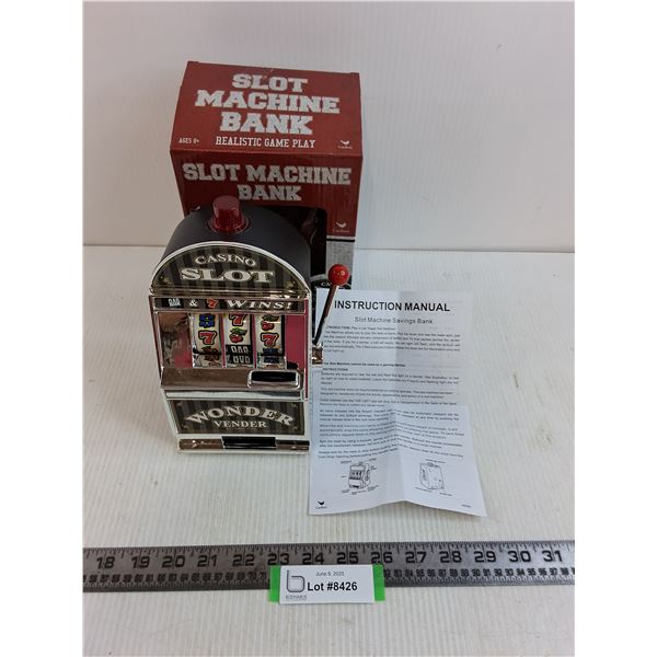 Cardinal Slot Machine Coin Bank