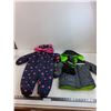 Image 1 : (2) Child's Winter Clothing (George Snowsuit 3-6M, Extreme 2T)