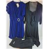 Image 1 : * (2) Women's Dresses (Blue 10P, Black Approx Size 8), Olson Medium Curling Pants
