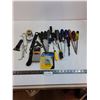 Image 1 : Assorted Screw Drivers, Solders, Stud Sensor, Misc.