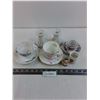 Image 1 : Fine China Teacups, Candle Holders, Misc.