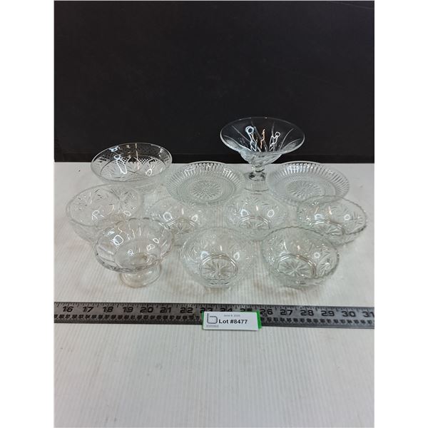 Assorted Vintage Dessert Dishes