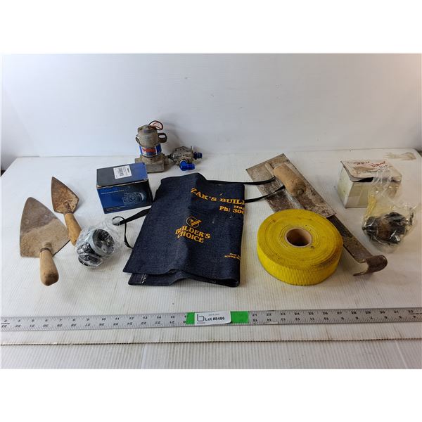 49cc Carburator, Tool Apron, Fuel Pump, Misc.