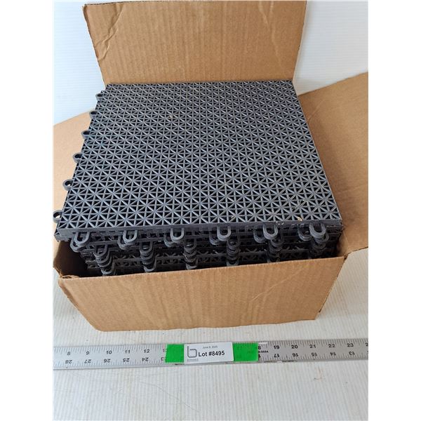 Box of Interlocking 12" Floor Tiles