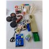 Image 2 : Industrial Staples, (4) Hockey Pucks, Hot Glue Sticks, Misc.