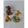 Image 2 : Ceramic Teddy Bear Figurines Up to 6" Tall