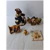 Image 3 : Ceramic Teddy Bear Figurines Up to 6" Tall