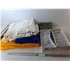 Image 1 : (3) Blankets, (2) Throw Cushion Pillowcases, (2) Fabric Storage Containers