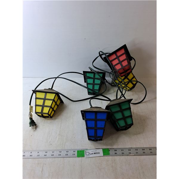 Plastic Patio Lanterns- Working