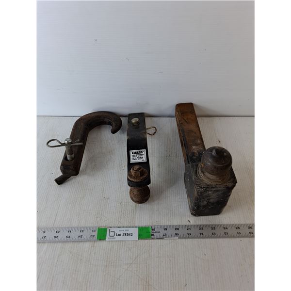 (3) Trailer Hitches, Cannot Ship