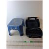 Image 1 : Step Stool & Mastercraft Rotary Tool- Powers On & Case