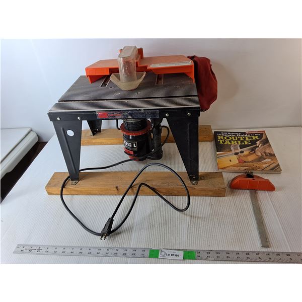 Sears Craftsman Router Table-Powers On, with Book- Cannot Ship