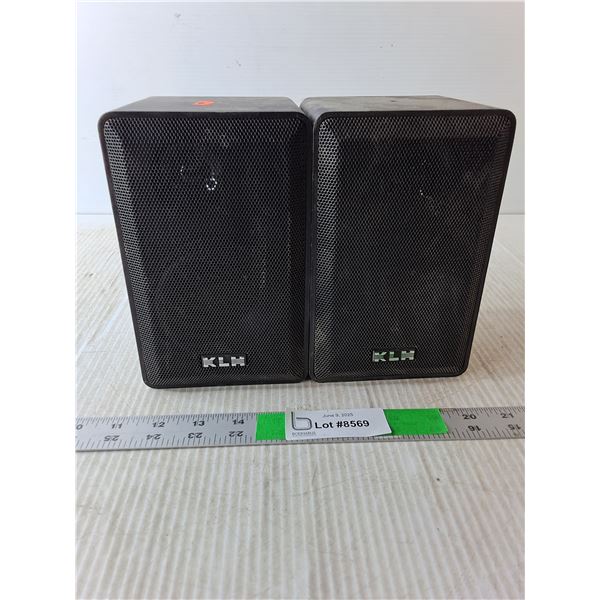(2) KLH Speakers-Untested