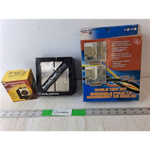 Cable Tidy Kit, Record Maintenance System-Empty Bottle, Appliance Timer