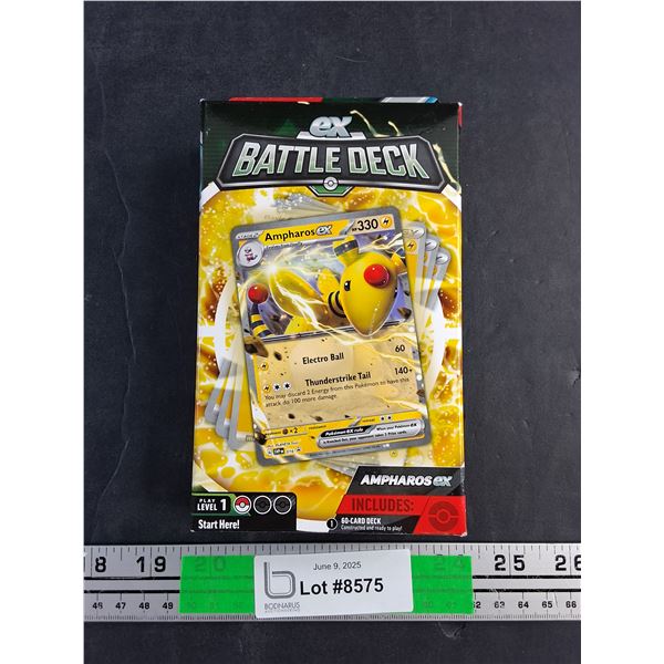 Pokemon- Ampharos ex Battle Deck , NIB-Cannot Guarantee Authenticity