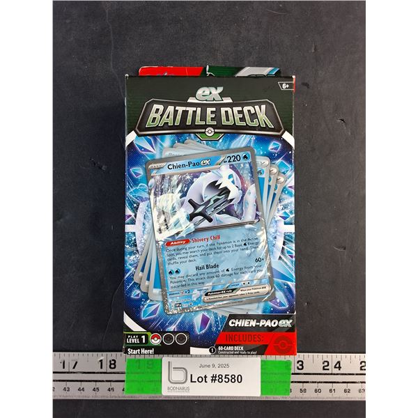 Pokemon- Chien Pao ex Battle Deck , NIB-Cannot Guarantee Authenticity