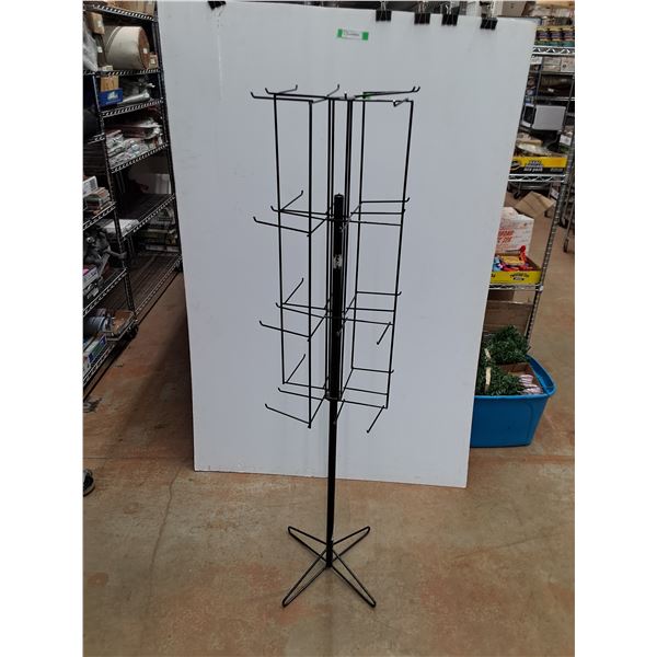 *Spinning Display Rack, stands on floor, great for displaying hole punched items - Cannot Ship