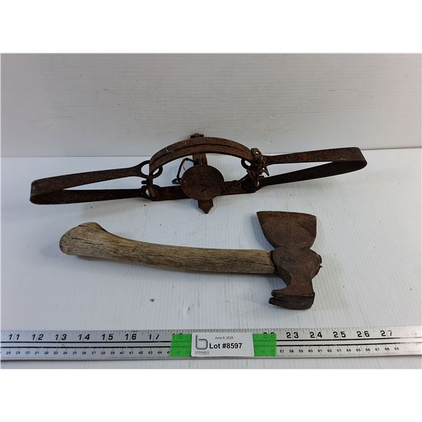 Hatchet and Animal Trap