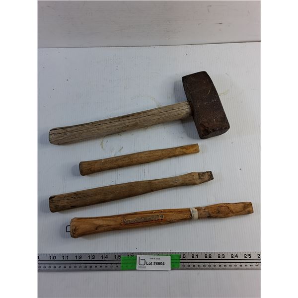 Hammer and Wooden Hammer Handles