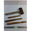Image 1 : Hammer and Wooden Hammer Handles