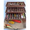 Image 3 : Tackle Box and Assorted Fish Lures