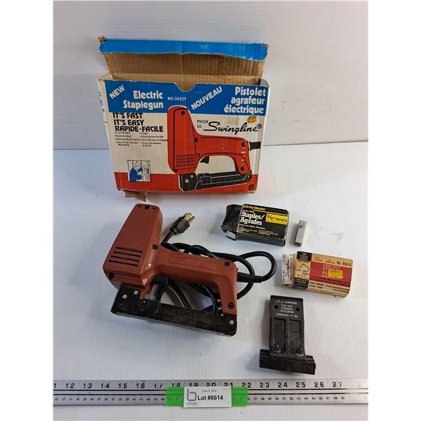 Electric Staplegun - As Is and Staples