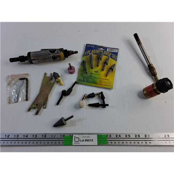Air Rotary Tool, Rotary Rasps, Wrenches and Propane Gas Torch