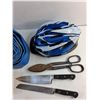 Image 3 : Hose, Stone, Kitchen Knives, Tin Shears and Bicycle Helmet