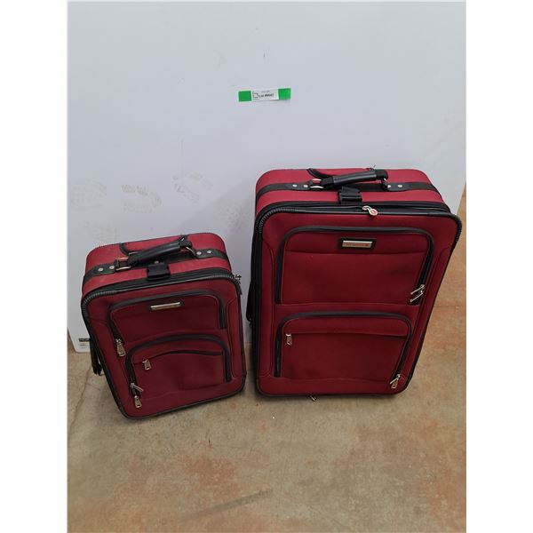 Air Canada Luggage Case 18 x 9 x 27" and Carry On Case 13 x 8 x 20"
