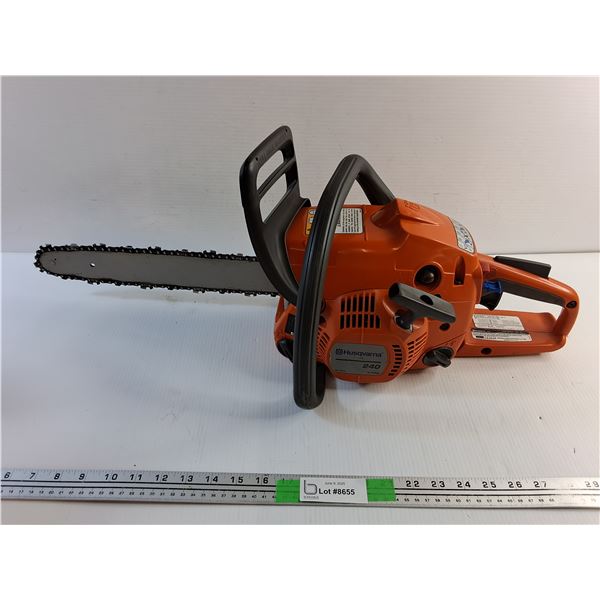 Husqvarna 240 Gas Chain Saw - As Is-Cannot Ship