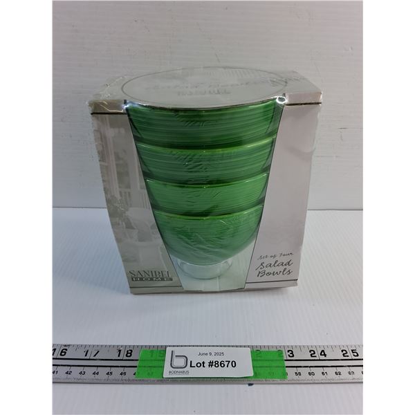 Set of 4 Salad Bowls - Sealed
