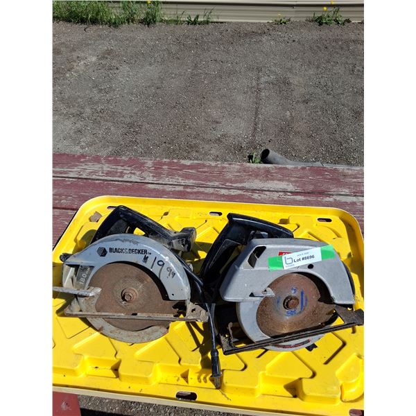 ** (2) Circular Saws (Craftsman works B&D doesn't)