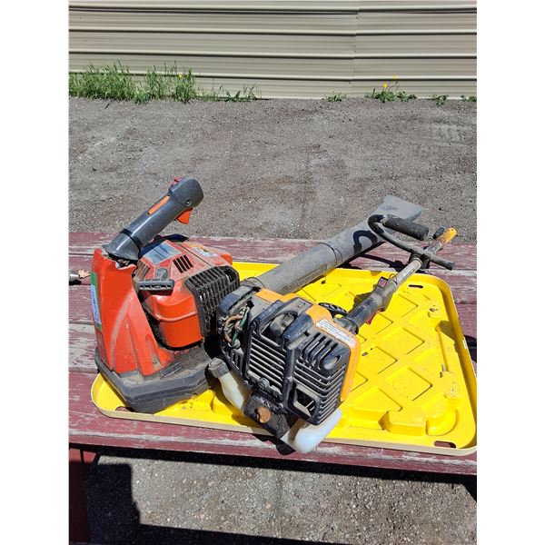 ** Cub cadet Weedeater for Parts and Husqvarna 255b Blower-Cannot Ship
