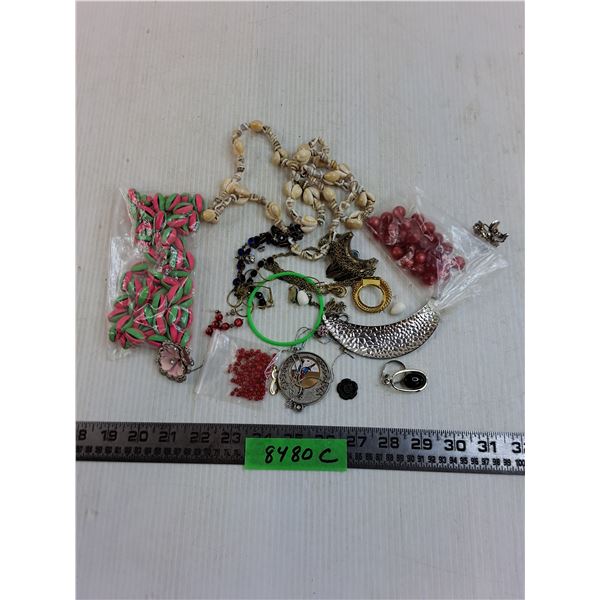Assorted Crafting Costume Jewelry