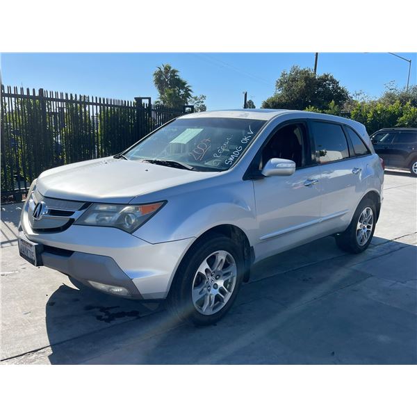 ACUR MDX 2007 APP/DUP-T/EXP-ONLY-SMOG