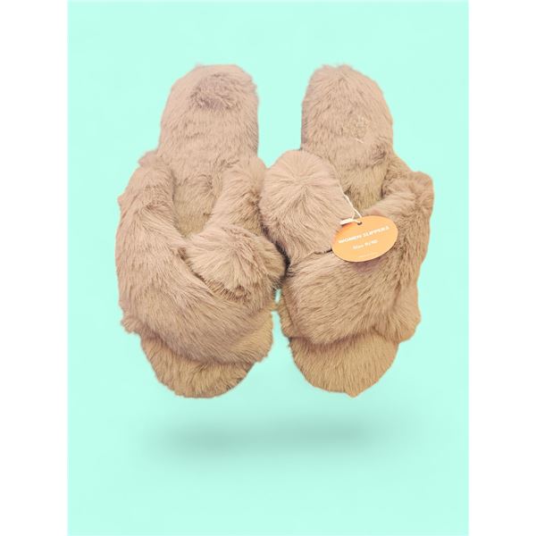 Womens Fuzzy Slippers