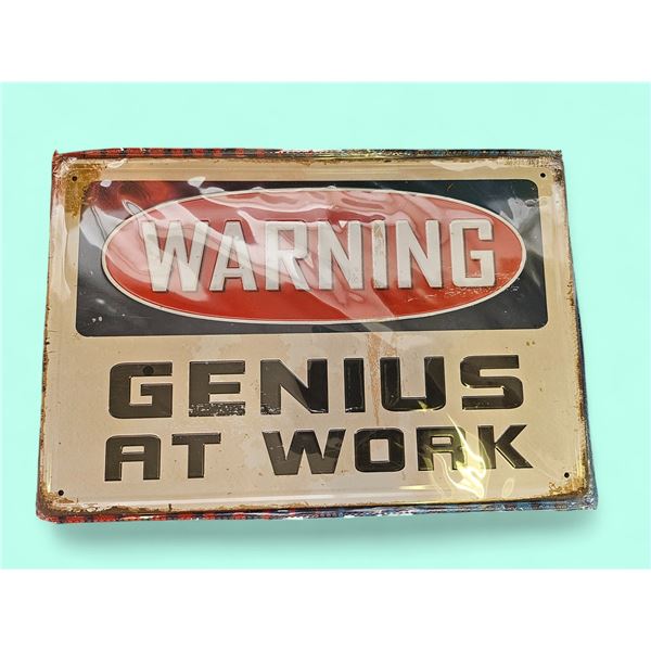 Tin Sign