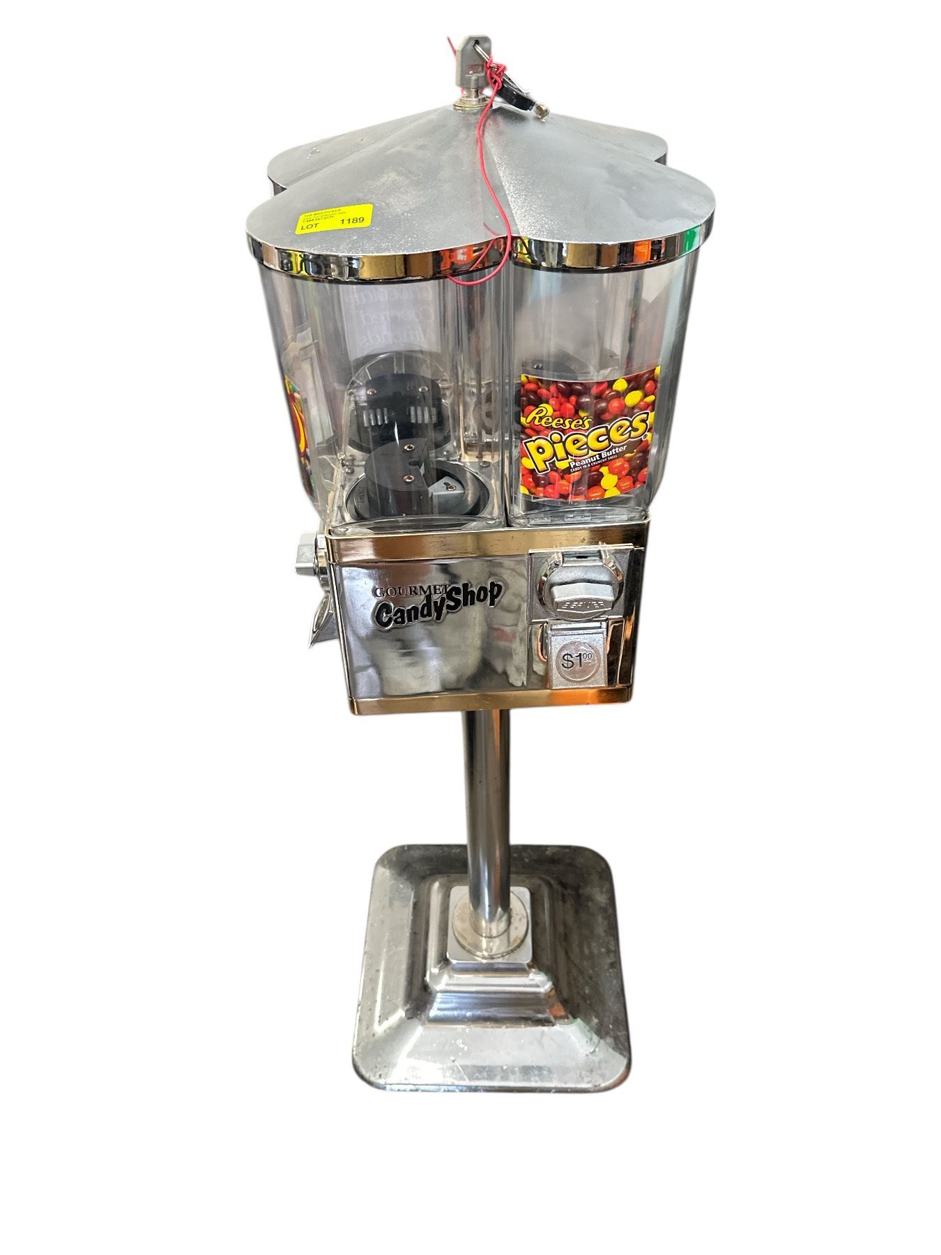 Gourmet Candy Shop 4 Head Coin Operated Vending Machine