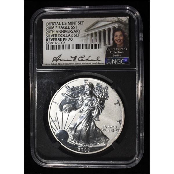 2006-P SILVER EAGLE NGC REV. PF-70