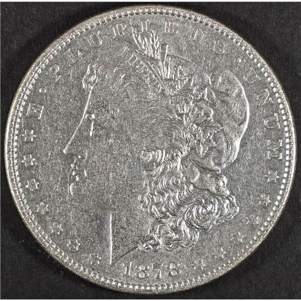 1878 7TF REV 78 MORGAN DOLLAR CH AU