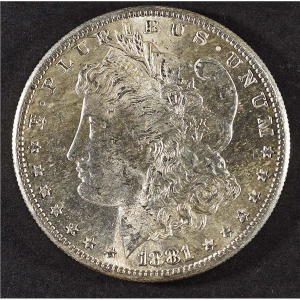 1881-S MORGAN DOLLAR CH BU
