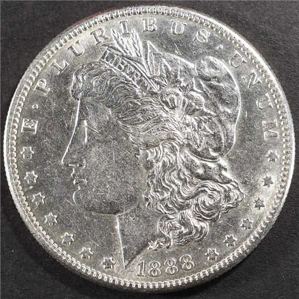 1888-S MORGAN DOLLAR AU/BU