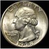 Image 1 : 1938 WASHINGTON QUARTER GEM BU