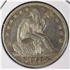 Image 1 : 1853-O ARROWS & RAYS SEATED LIBERTY HALF AU
