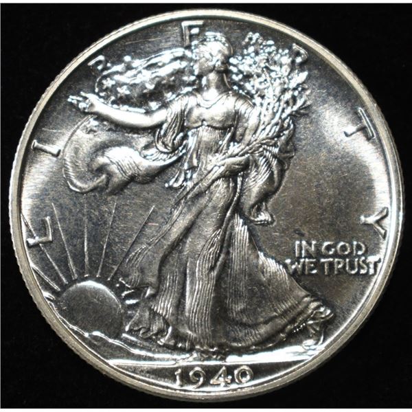 1940 WALKING LIBERTY HALF DOLLAR SUPERB GEM PROOF