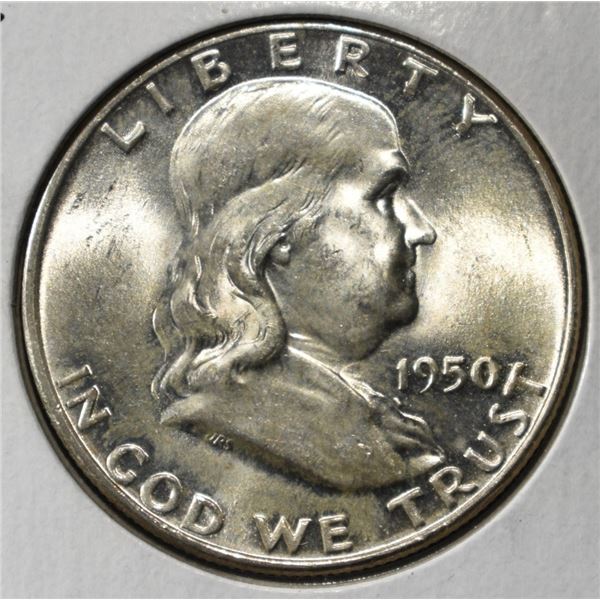 1950 FRANKLIN HALF DOLLAR BU