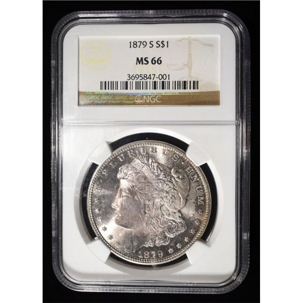 1879-S MORGAN DOLLAR NGC MS 66