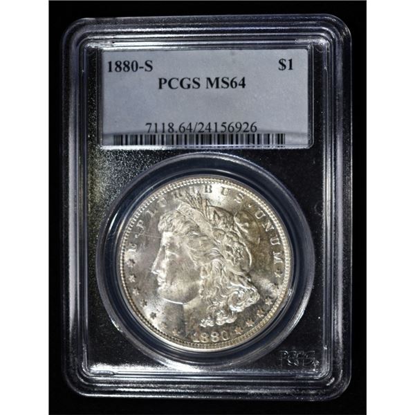 1880-S MORGAN DOLLAR PGCS MS64