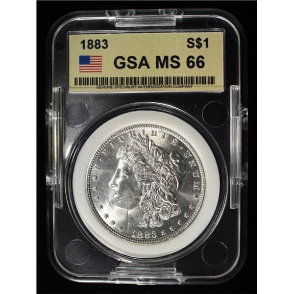 1883 MORGAN DOLLAR SUPERB GEM BU