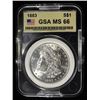 Image 1 : 1883 MORGAN DOLLAR SUPERB GEM BU